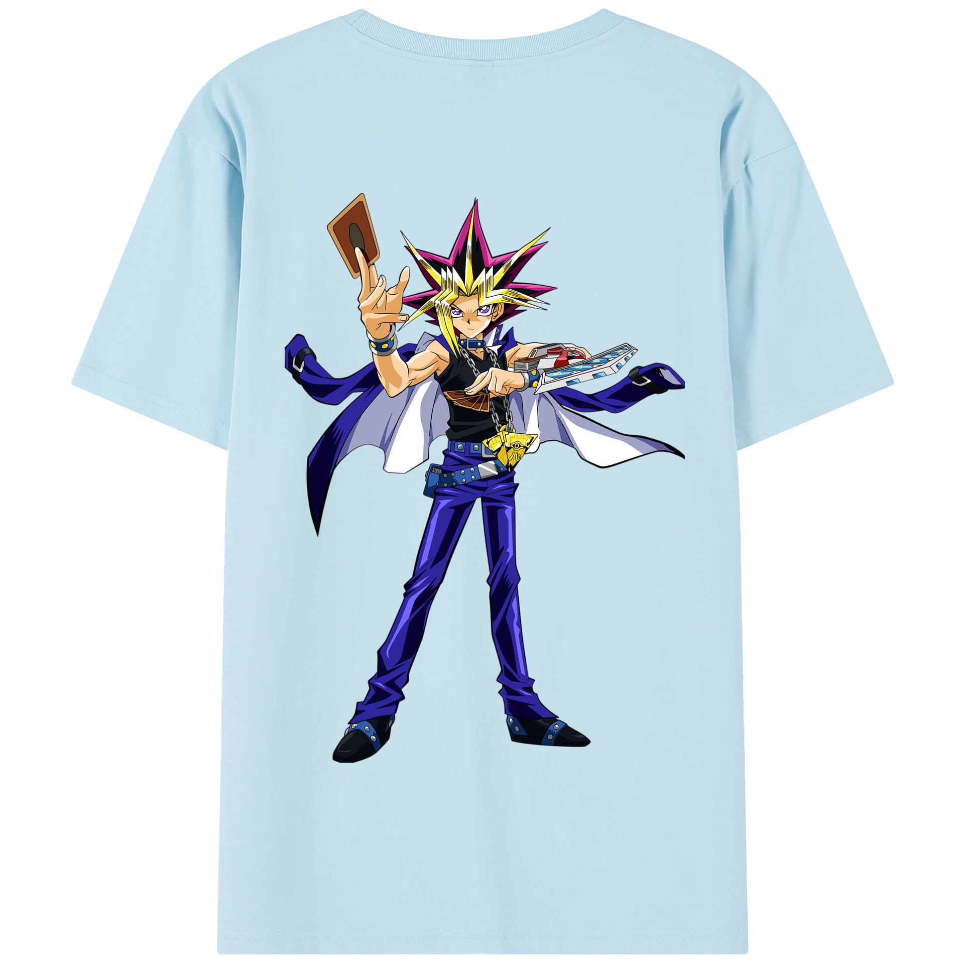 （画像用） 遊☆戯☆王 Yu-Gi-Oh! 綿100％半袖Tシャツ（背面プリント）